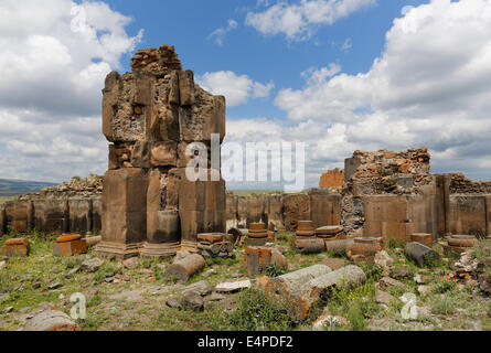 Re Gagik la chiesa di San Gregorio o Kral Gagik Kilisesi, ex capitale armena Ani, Kars, Via della Seta, Anatolia Orientale Regione Foto Stock