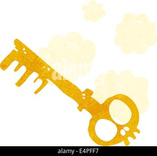 Cartoon chiave spooky Illustrazione Vettoriale
