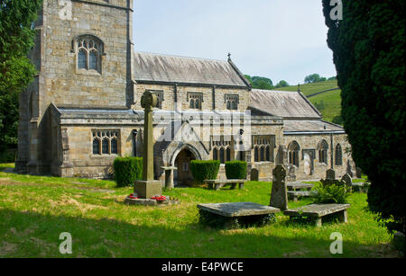 Chiesa Burnsall, Wharfedale, Yorkshire Dales National Park, North Yorkshire, EnglandUK Foto Stock