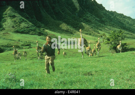 JURASSIC PARK 1993 Universal Pictures film con Sam Neil Foto Stock