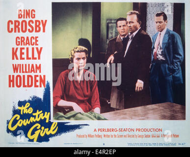 Ragazza DEL PAESE 1954 Paramount film con Grace Kelly, Bing Crosby e William Holden Foto Stock