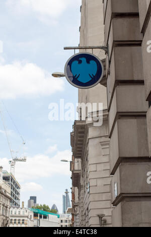 Barclays Bank sul Fleet Street London Foto Stock