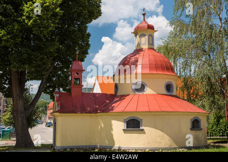 Slovacca di vigna vecchia città modra ai piedi dei Piccoli Carpazi Foto Stock