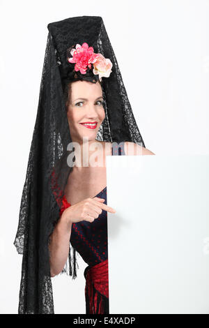 Donna spagnola Foto Stock