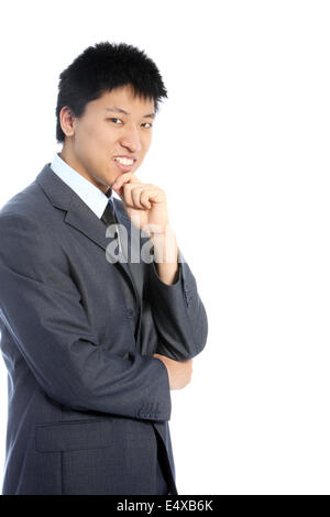 Considerato imprenditore asiatica Foto Stock