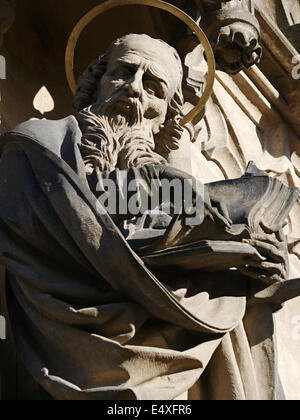 Cattedrale Petrov - Statua di st. Paolo Foto Stock