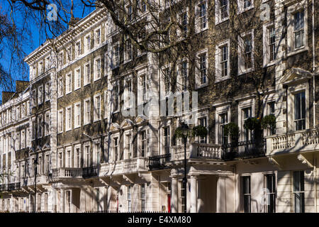 Case in stile georgiano su Gordon Square - Londra Foto Stock