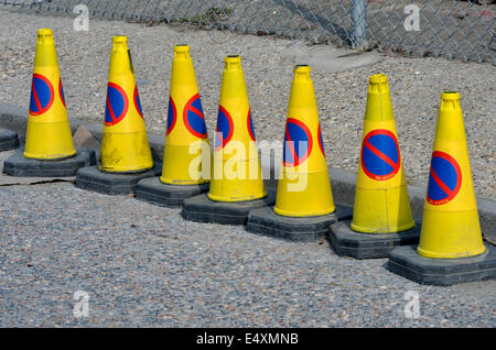 Nessuna attesa coni Foto Stock