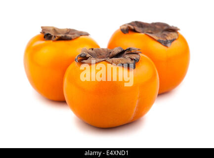 Tre frutti persimmon Foto Stock