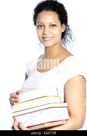 African American studente universitario Foto Stock