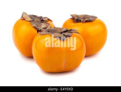 Tre frutti persimmon Foto Stock