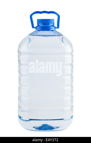 Grande bottiglia di plastica di acqua fresca Foto Stock