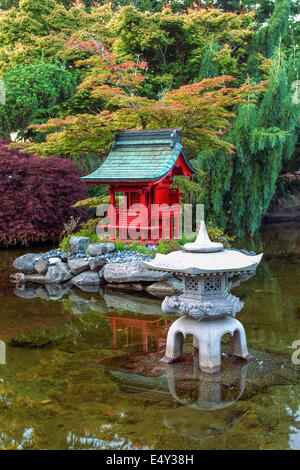 Point Defiance giardino giapponese Foto Stock