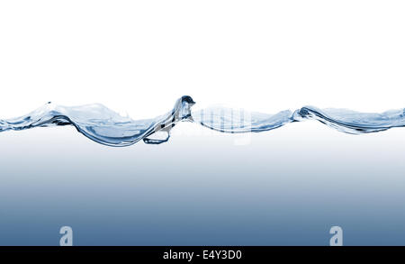 Le onde di blu acqua splash Foto Stock