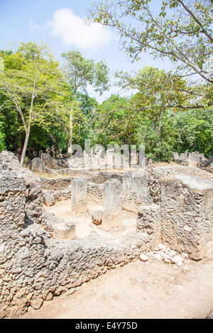 Rovine di Gede Foto Stock