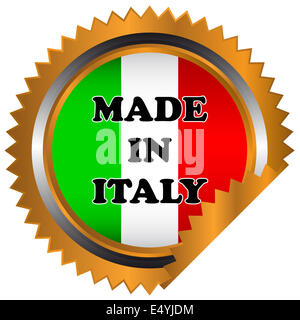 Made in italy icona Foto Stock