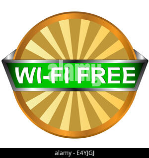 Logo di Wi fi Foto Stock