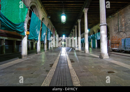 Venezia Italia mercato del pesce Foto Stock