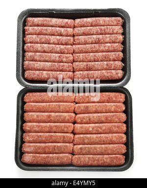 Salame crudo Links Foto Stock