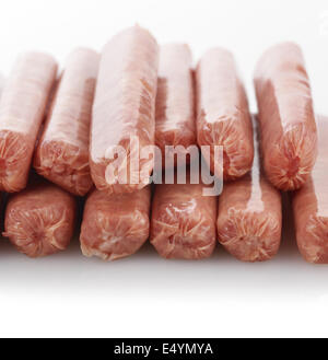 Salame crudo Links Foto Stock