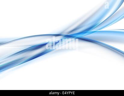 Abstract onde blu Foto Stock