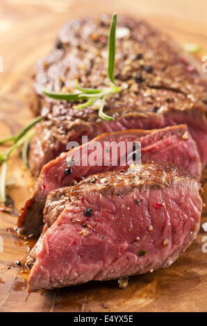 bistecca di manzo Foto Stock