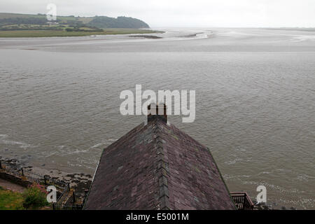Il Boat House, Laugharne Carmarthenshire. Dove Dylan Thomas visse con sua moglie Caitlin, e i loro figli. Foto Stock