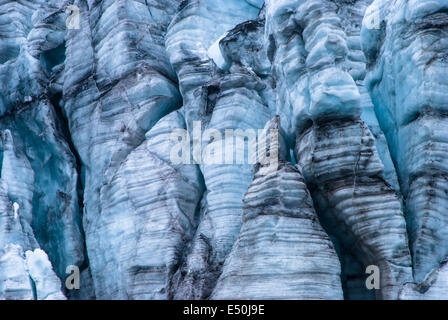 Samarin ghiacciaio, Spitsbergen, Norvegia Foto Stock