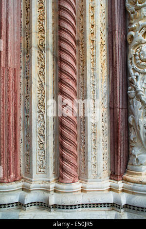 Cattedrale di Siena, Dettagli architettonici Foto Stock