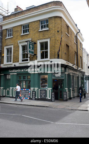 Torta Goddards e Mash Shop in London Greenwich Foto Stock