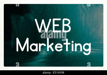 Web marketing concept Foto Stock