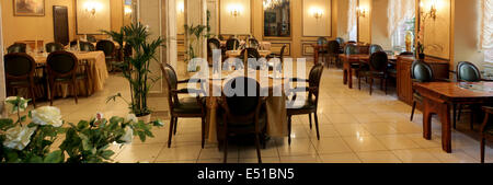 Interno di un ristorante in un hote Foto Stock