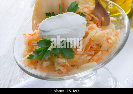 Insalata di sedano con pera Foto Stock