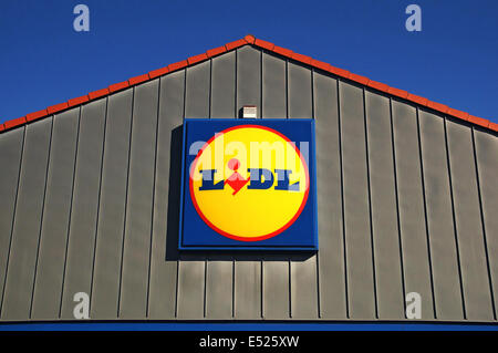 Logo di Lidl Foto Stock