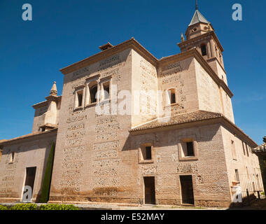 Chiesa di Santa Maria de Alhambra, il Complesso Alhambra di Granada, Spagna Foto Stock