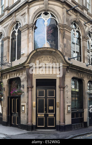 Il Cafe Royal oyster bar e pub tradizionali su West Register Street, Edimburgo Foto Stock