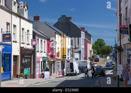 Main Street, Pembroke, Pembrokeshire Foto Stock