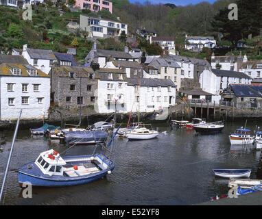 Polperro Harbour, Polperro, Cornwall, England, Regno Unito Foto Stock