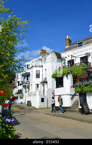 Il White Swan Pub, Riverside, Twickenham, London Borough of Richmond upon Thames, Greater London, England, Regno Unito Foto Stock