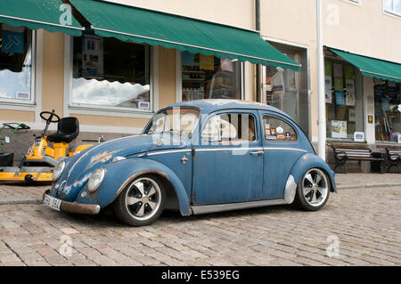 Vw beetle cal look California osservatore style custom auto automobili abbandonate personalizzati asta di ratto Foto Stock