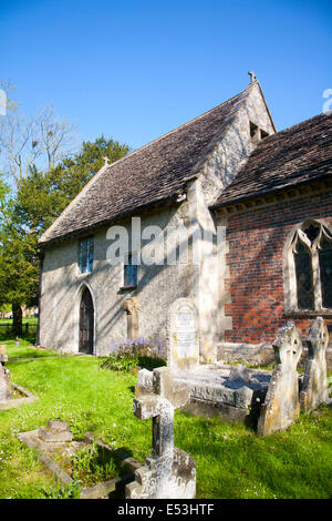 Sassone - Chiesa di Santa Maria Vergine, Alton Barnes, Wiltshire, Inghilterra Foto Stock