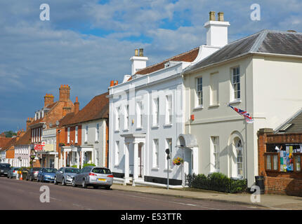 Strada principale di Odiham, Hampshire, Inghilterra, Regno Unito Foto Stock