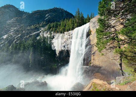 Cascate del Parco Nazionale di Yosemite in California Foto Stock