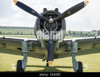 Duxford, Regno Unito - 25 Maggio 2014: WW2 noi Curtiss Hawk a Duxford Airshow. Foto Stock