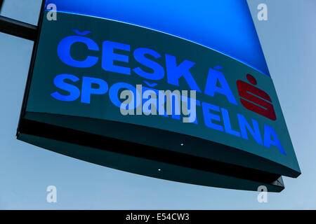 Ceska Sporitelna, Ceco Savings Bank segno del logo Foto Stock