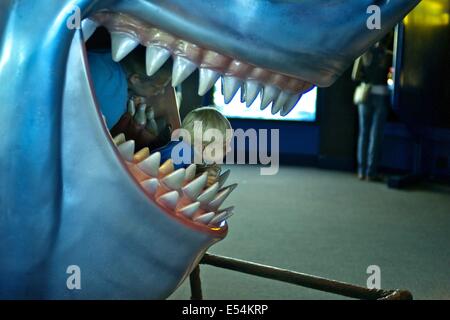 I Mari con Nemo e amici attrazione al parco Epcot del Walt Disney World Foto Stock