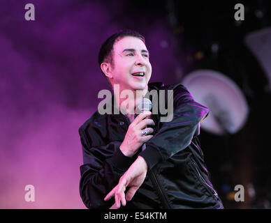 Perth, Scozia. Il 20 luglio, 2014. . Il 20 luglio, 2014. Marc Almond, riproduce il riavvolgimento Festival Scozia, Scone Palace, Perth, domenica 20 luglio 2014, Credit: Derek Allan/Alamy Live News Foto Stock