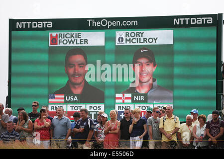 Hoylake, UK. Il 20 luglio, 2014. Schermo Golf : round finale di 143British Open Championship al Royal Liverpool Golf Club a Milton Keynes, Inghilterra . Credito: Koji Aoki AFLO/sport/Alamy Live News Foto Stock