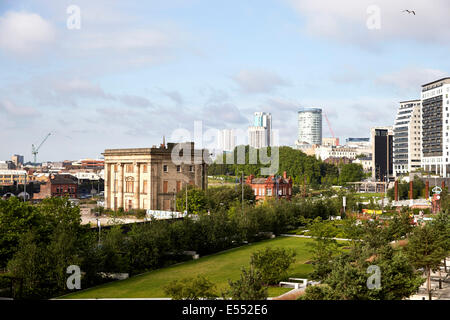 Birmingham, Regno Unito. 21 Luglio, 2014. Il Curzon Street Station, Digbeth, Birmingham REGNO UNITO, sito della nuova sede per la costruzione di HS2 (Alta velocità 2) Linea ferroviaria. Credito: Edward Moss/Alamy Live News Foto Stock