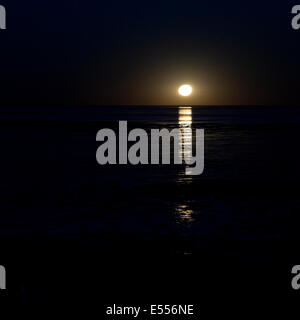 La scala per la Luna in Broome in Australia Occidentale Foto Stock